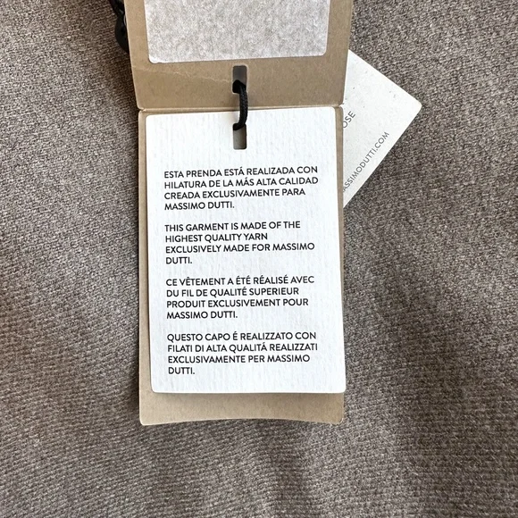 MASSIMO DUTTI taupe brown oversized cardigan - Picture 12 of 13